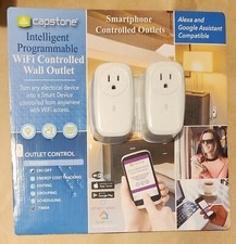 New Capstone Intelligent Programmable WiFi Controlled Wall Outlets Smartphone