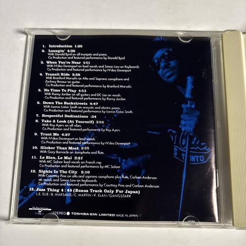 Guru – Jazzmatazz (Volume 1) (CD, 1993) Japan TOCP 7836 - Picture 3 of 4