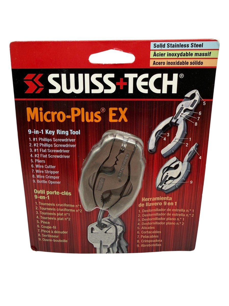 Swiss+Tech 9-In-1 Micro-Plus EX Stainless Steel Multi-Tool | eBay