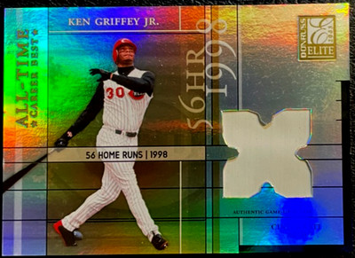 196/400 Ken Griffey Jr 2003 Donruss Elite All Time Career Best Materials #AT-27