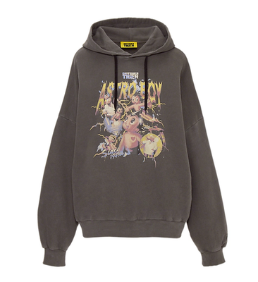 Astro Boy × ONITSUKA TIGER SWEAT HOODIE Atom BLACK/YELLOW Japan