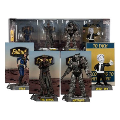 McFarlane Movie Maniacs Fallout 4er-Pack Lucy Maximus The Ghoul & Vault Boy 15cm