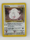 Chansey 3/102 Base Set Holo Rare Unlimited Pokemon Card LP WOTC 1999 Vintage Nm