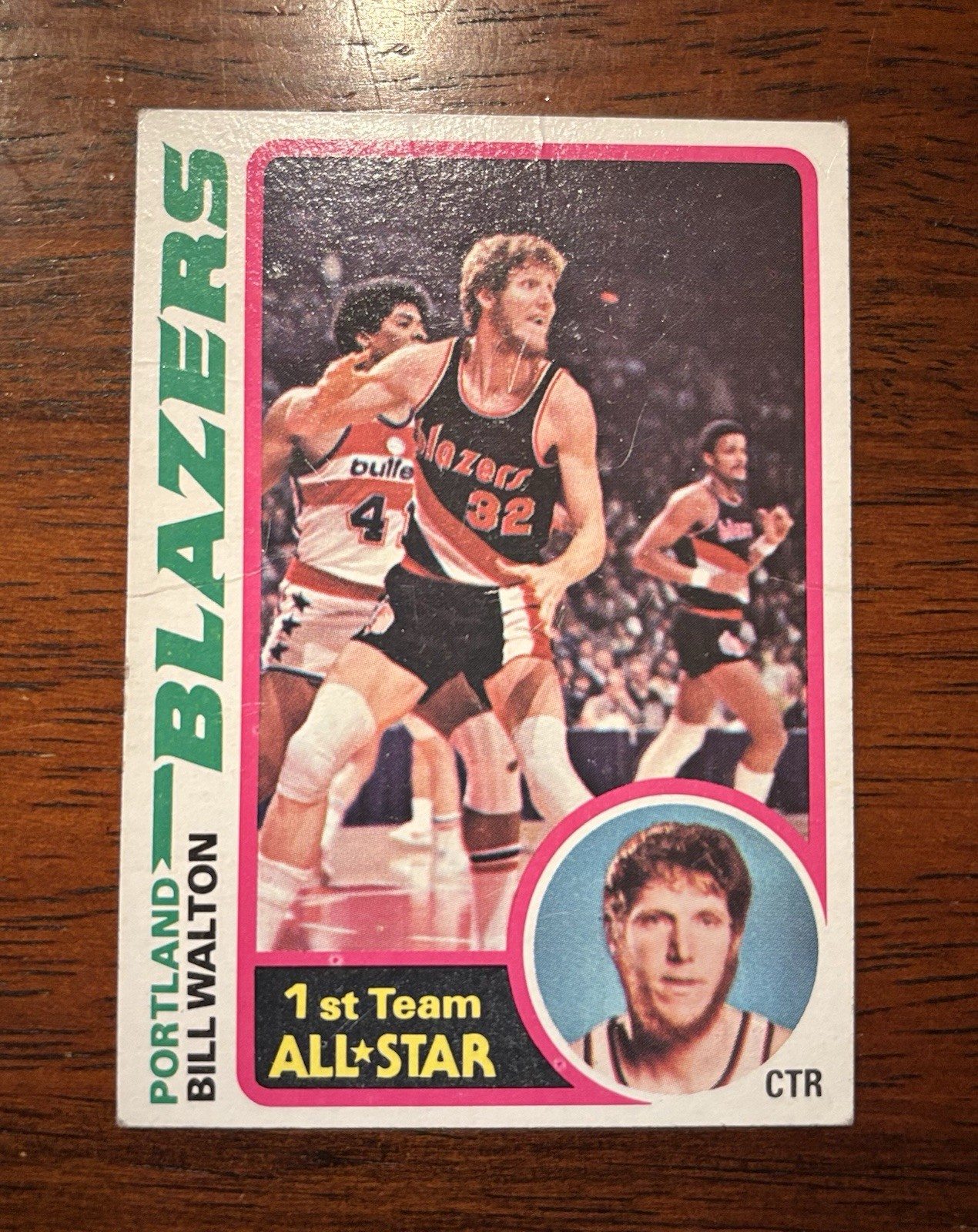 1978-79 Topps Basketball - Bill Walton #1  All Star Blazers VG