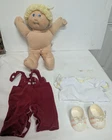 Vintage Cabbage Patch Kids Doll Blonde Hair Blue Eyes w/paperwork 1978-1982
