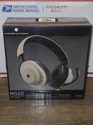 New & Sealed! Master & Dynamic MG20 Wireless Gaming Headphones - Sand Dune