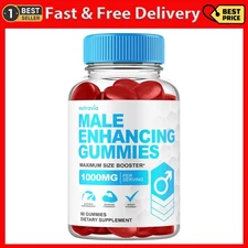 Male Enhancing Supplement Gummies - 6 in 1 Testosterone Booster Gummies for M...