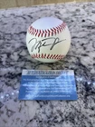 Michael Jordan Signed Autographed Baseball W/ Display Case COA Hologram