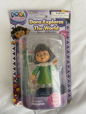 Nickelodeon Dora Figur Dora Explores The World Irland mit Visa & Pass Rarität 