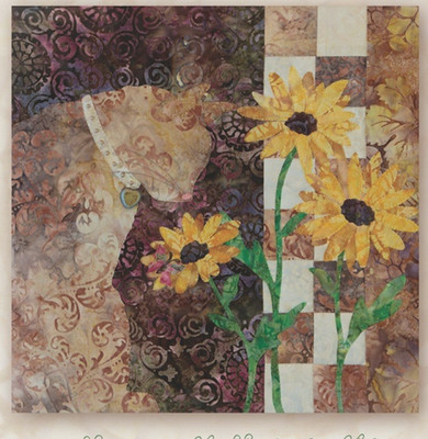 Dolce Vita by Mc Kenna Ryan ''Margherita Block Three'' Art Quilt Block Pattern