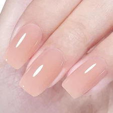 Milky Pink Gel Nail Polish Sheer Neutral Nude Gel Polish Light Natural Color Tra
