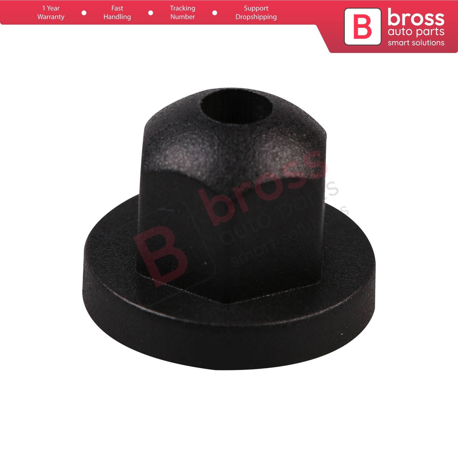 10 Pieces Screw Nut for VW Audi Head Diameter 14.1 mm Stem Diameter 8.9mm
