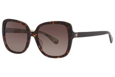 Kate Spade Wilhemina/S 086HA Sunglasses Women's Havana/Brown Gradient Lens 55mm