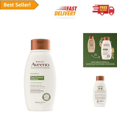 Aveeno Farm-Fresh Oat Milk Moisturizing Shampoo 12 Oz - Sulfate & Paraben-Free