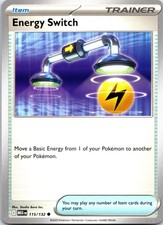 Energy Switch 115/132 Common Mega Evolution Pokemon NM