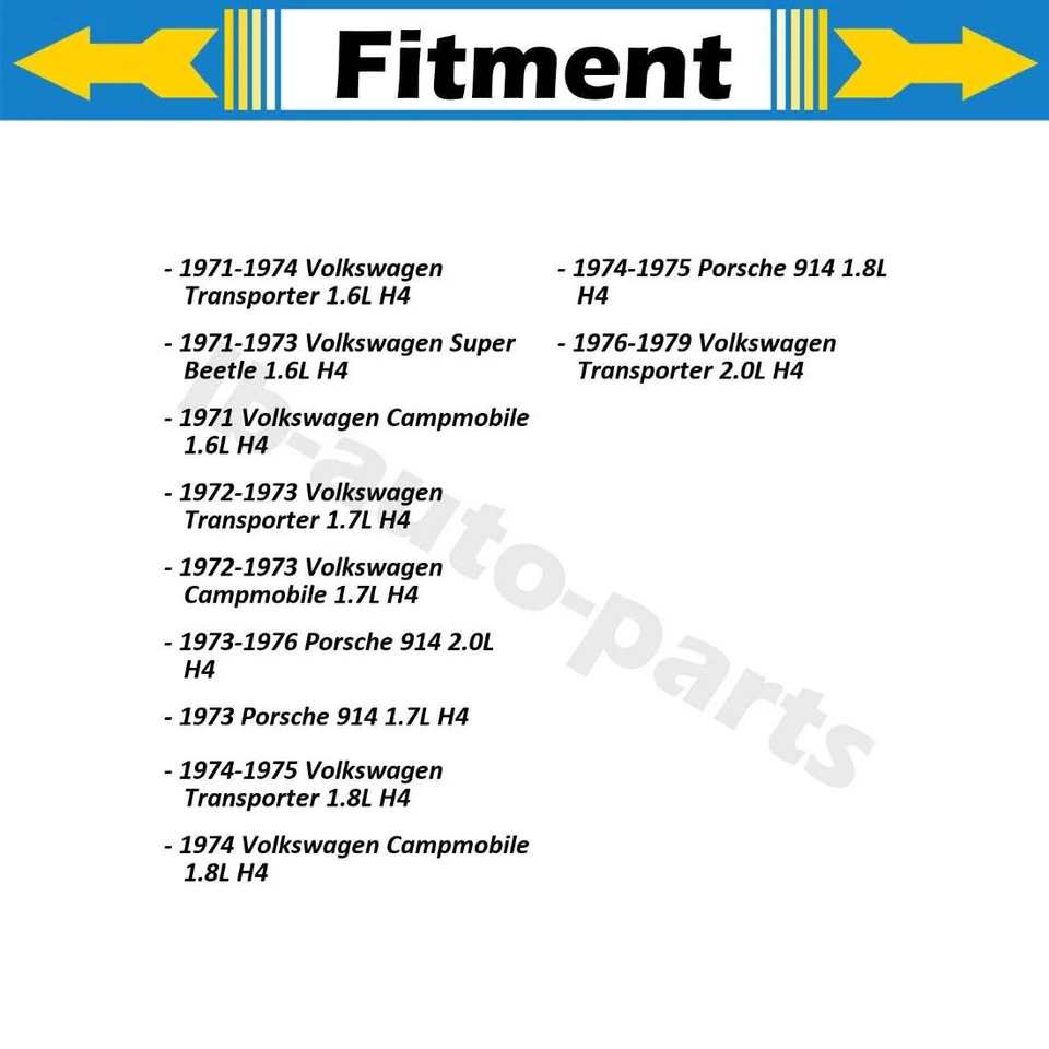 Para Volkswagen Transporter 2.0L 1976-1979 2x Manguera Freno Línea Delantera Foto 2 de 4
