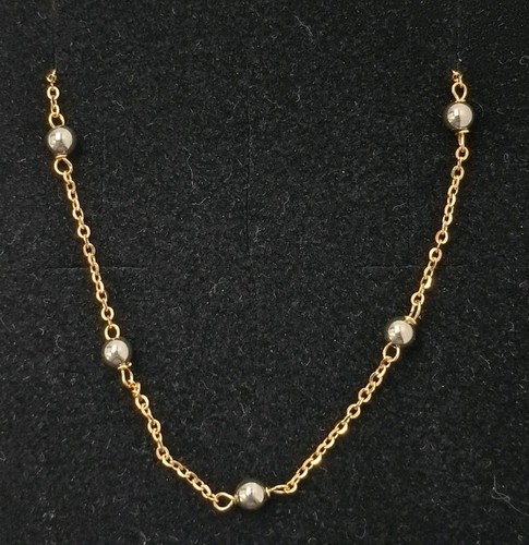 Bracelet En Or 18 Carats (750 Millièmes) – Or Jaune Et Blanc, Longueur 19 Cm, Neuf Avec étiquettes