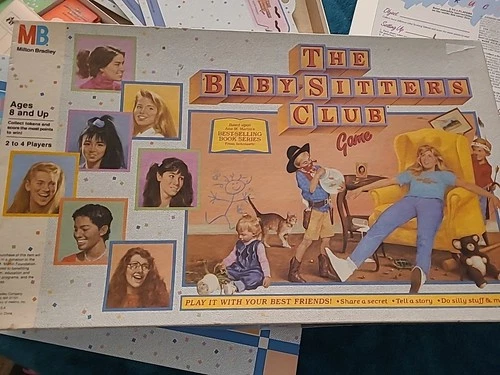Vintage 1989 Milton Bradley The Babysitters Club Board Game - Complete