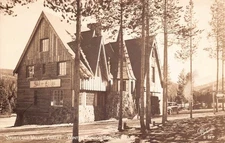 Winter Park Colorado - Original Sanborn RPPC of Sportland Valley Chalet