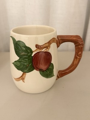 Vintage 1974 Franciscan Apple Grand Mug USA Rare X4 Base Stamp Ceramic Cup 4.25''