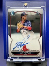 Luis Perales 2023 Bowman Chrome 1st Auto #CPA-LP