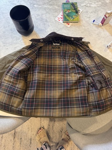 Barbour Kids Jacket CHILDRENS BEAUFORT Waterproof Medium - Used - Picture 8 of 9