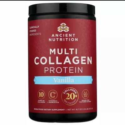 Ancient Nutrition Multi Collagen Protein - Vanilla 16.7 oz Pwdr