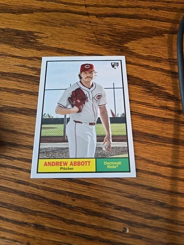 2024 Topps Archives #97 Andrew Abbott, Cincinnati Reds (RC) - Base Card