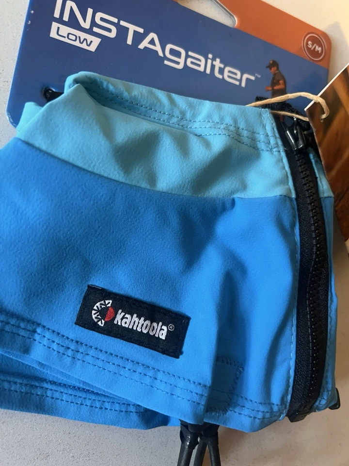 Polainas bajas KAHTOOLA INSTAgaiter para senderismo, Trail Running Azul S/M NUEVAS Foto 2 de 4
