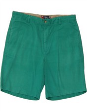 CHAPS Mens Chino Shorts W38 XL Green Cotton CH07