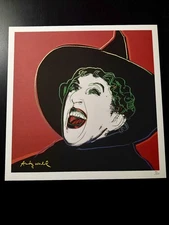 ANDY WARHOL Numbered Litho CMOA Poster 19.5x19.5" POP ART The Witch