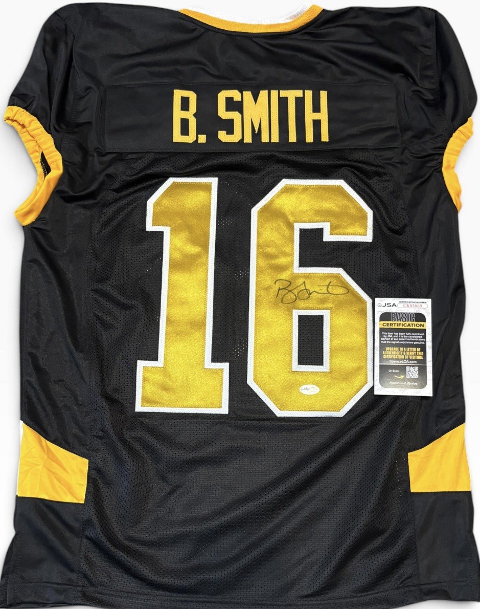 Missouri Tigers Brad Smith Signed Black Custom Jersey MU JSA Certified