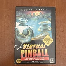 Virtual Pinball Sega Genesis Video 1993 Case And Game Tested Working 