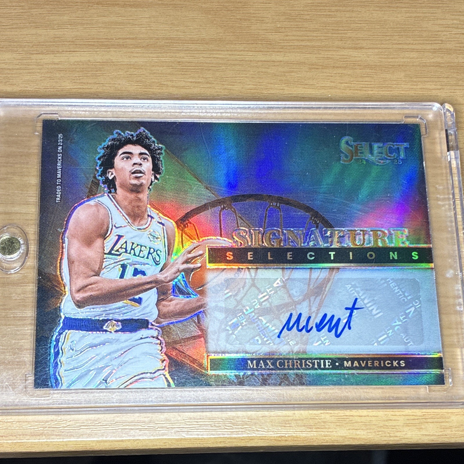 Panini 2024-25 Select Max Christie Signature Selections #SS-MAX Prizm Auto