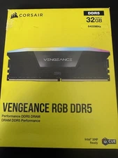 Corsair Vengeance RGB DDR5 Desktop Memory 32GB (16GBx2), 6400MHz