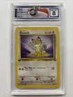 1999 Pokemon Meowth 1st Edition #56 HGC 8 (sb3)