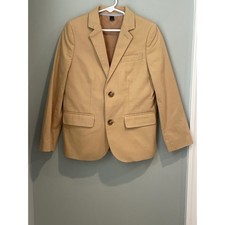 Crewcuts Ludlow Boys Tan Blazer Jacket Size 8