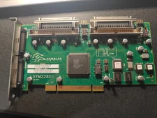Logic Symbios SYM22801 Dual Bus SCSI Controller PCI Card