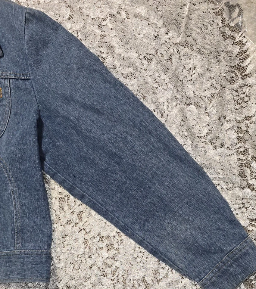 Chaqueta de Camionero Lee Denim Azul Cepillado Años 60/70 De Colección Hecha en EE. UU. Talla Grande Usada en Excelente Condición Foto 3 de 4