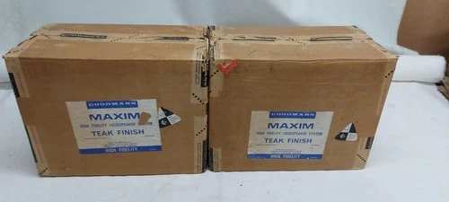 Goodmans Maxim speaker pair  with original packaging