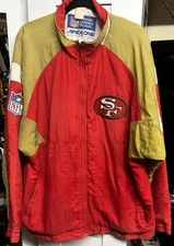 San Francisco 49ers Men's Apex One Jacket Vintage 90s, Size 2XL