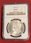 1880-S Morgan Silver Dollar MS67+ NGC ***Blast White Coin*** PQ Quality***