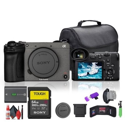 Sony FX2 Full-Frame Digital Cinema Camera (ILME-Fx2B) with 33MP Sensor   64GB Ca