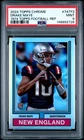 2024 Topps Chrome - 1974 Topps Football Drake Maye #74TF-3 Refractor (RC) PSA 9