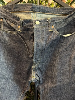 NEW Warehouse Japan 900xx Indigo Dark Wash Button Fly Jeans 36x34