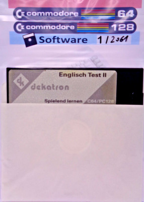 COMMODORE 64/128 -- ENGLISCH TEST II (DEKATRON - DISK)