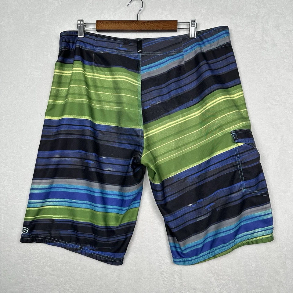 Pantalones Cortos de Board Alpinestars Y2K De Colección Para Hombre Talla 36 Playa Surf Bañador Foto 3 de 4