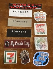 skateboard sticker Lot Of 11 Pcs.