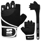 WEIGHT LIFTING GLOVES WITH WRIST SUPPORT STRAP FITNESS GYM WORKOUT TRAINING