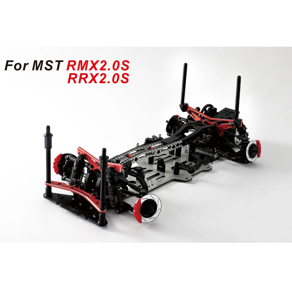 1:10 Drift RC Car Carbon Fiber & Aluminum Upgrade Kit For MST RMX2.0S/ RRX2.0S - Image 2 of 4